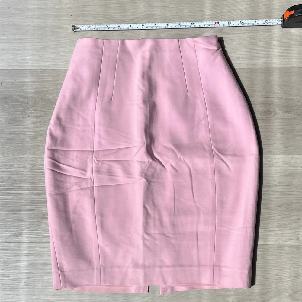 Express Pink Pencil Skirt — High-Waist Tailored Fit - Picture 1 of 5
